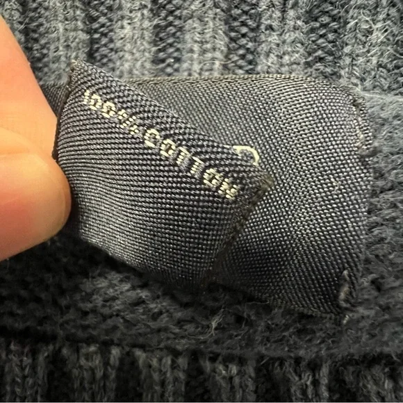 Land’s End Drifter Cotton Sweater, Navy size‎ Large - Picture 5 of 5